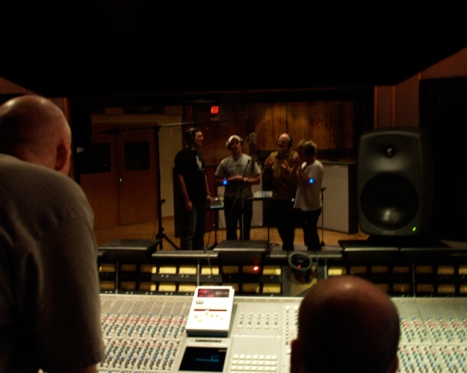 The Witnesses in the Recording Studio March 2008